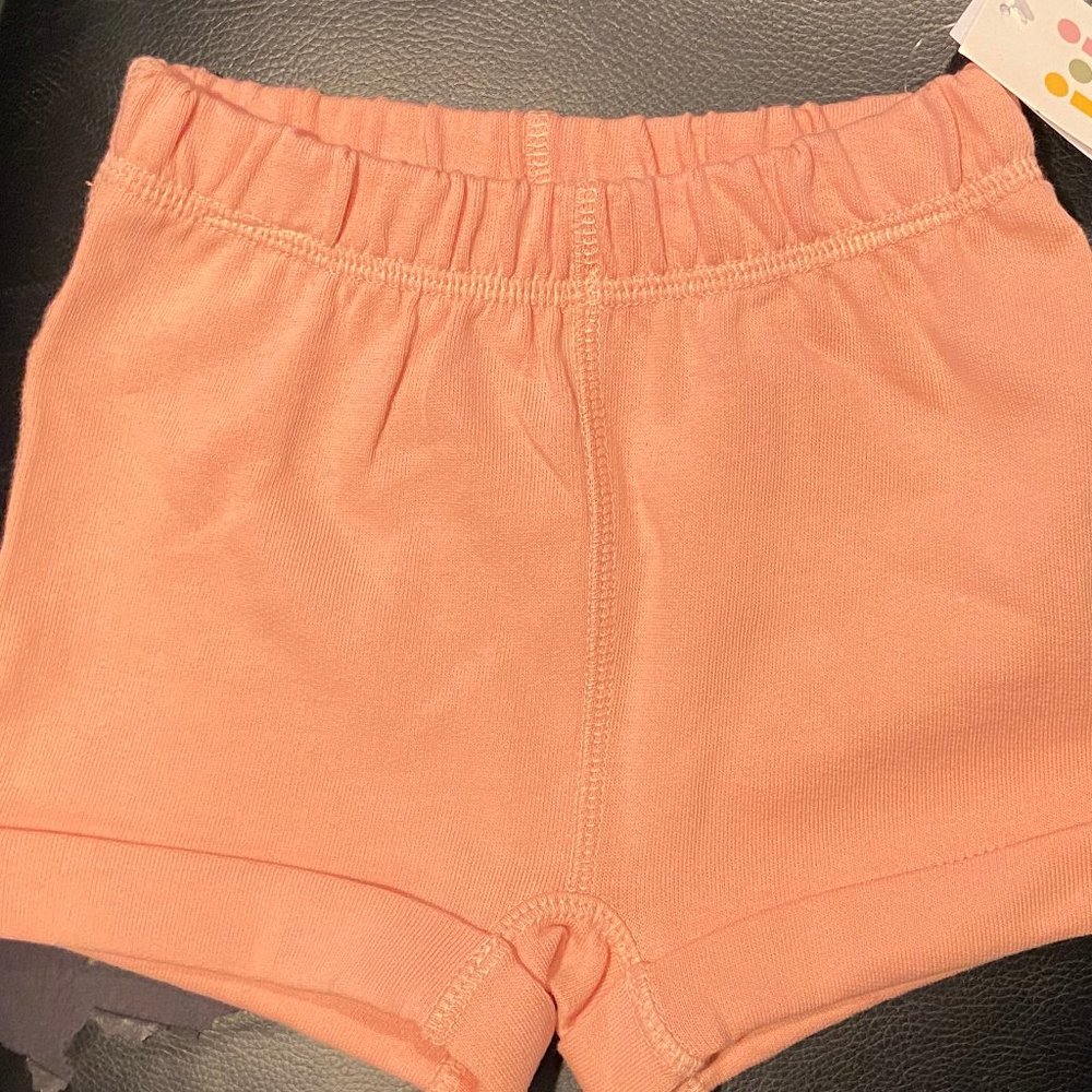 Tiny Citizen Girl's Pink Coral Shorts 18Months *NEW w/Tags* yy1